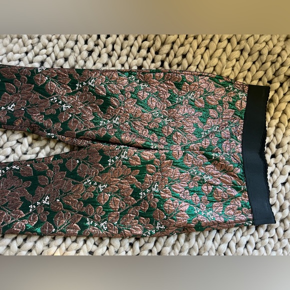 Dolce & Gabbana Multicolor Iridescent Brocade Jacquard Trousers Crop - Picture 4 of 9